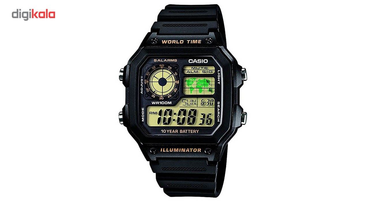 ساعت مچی دیجیتالی کاسیو مدل AE-1200WH-1BVDF -  - 2