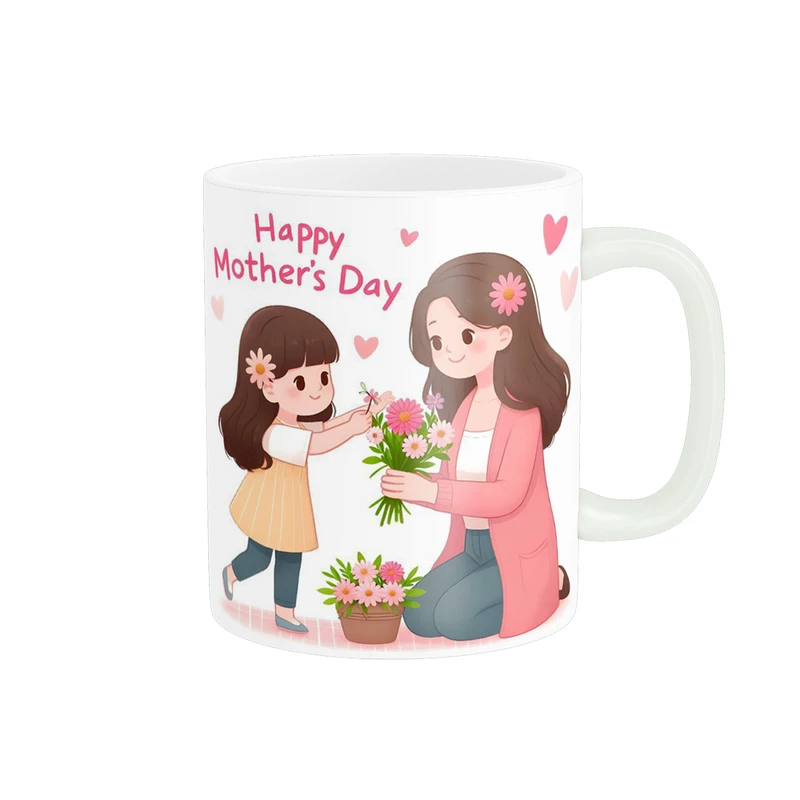ماگ پادآفرین مدل روز مادر روز زن طرح روز مادر مبارک کد p2747