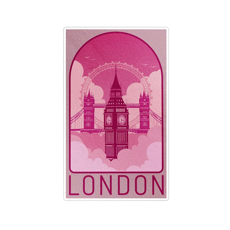   استیکر لپ تاپ ویندی دیزاین طرح london مدل VINDI1339