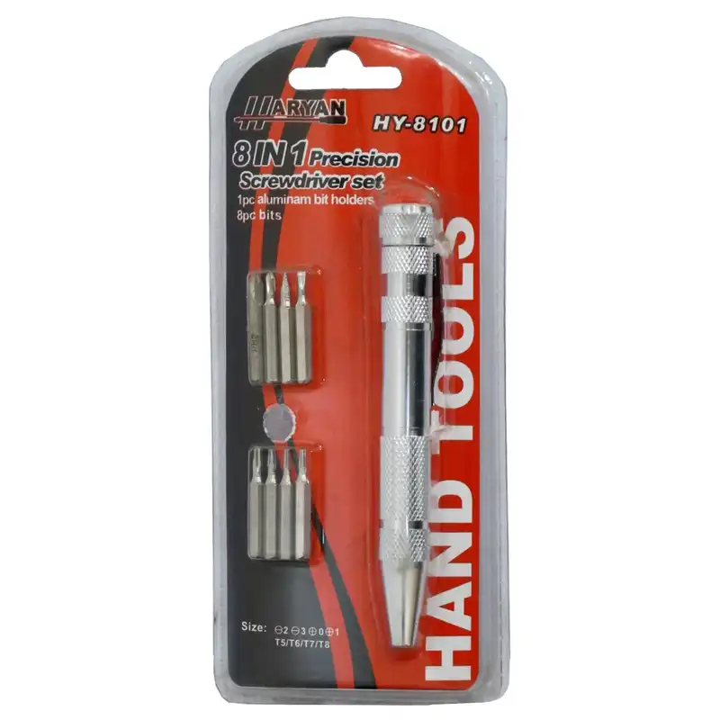 مجموعه 8 عددی سری پیچ گوشتی مدل ساعتی G 490