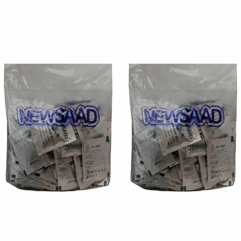 دستمال الکلی نیوساد مدل اکسترا 2 بسته 100 عددی