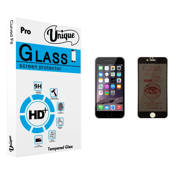 محافظ صفحه نمایش حریم شخصی يونيک مدل +Clear مناسب برای گوشی موبایل اپل iPhone 6s
