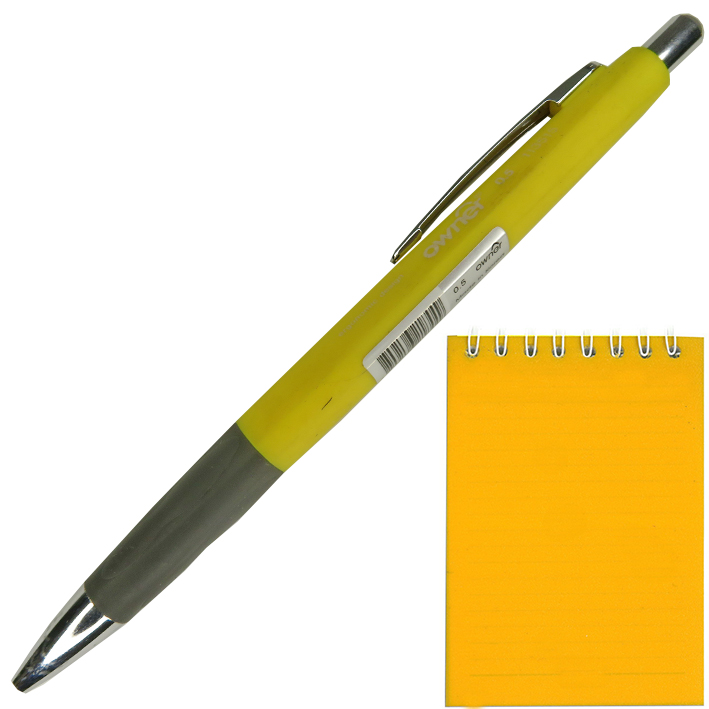  مداد نوکی 0.5 میلی متری اونر مدل 113515 کد Y5 به همراه دفتر یادداشت 