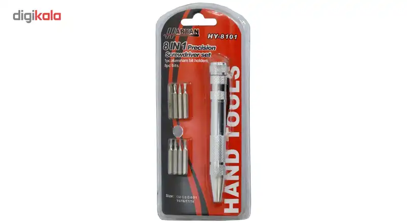 مجموعه 8 عددی سری پیچ گوشتی مدل ساعتی G 490