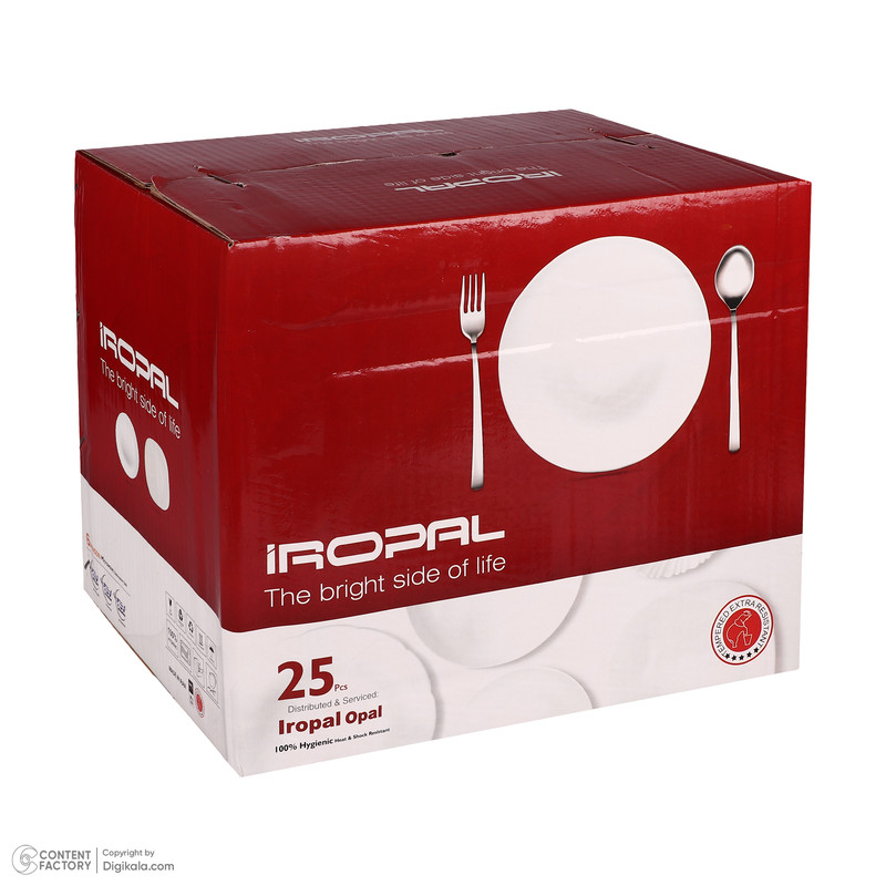 سرویس غذاخوری 25 پارچه 6 نفر آیروپال مدل کایرا