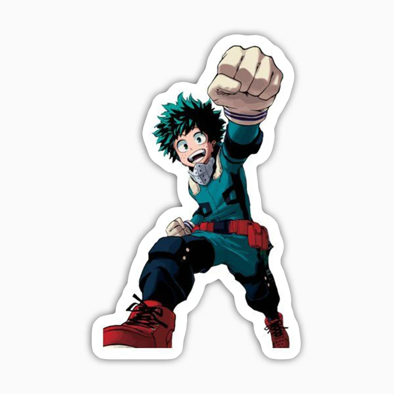 استیکر لپ تاپ و موبایل بووم طرح انیمه My Hero Academy مدل Deku7 کد BM11 