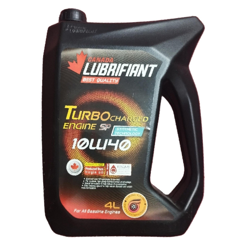 روغن موتور کانادا لوبریفنت مدل 10W40 SP توربو شارژ حجم 4 لیتر
