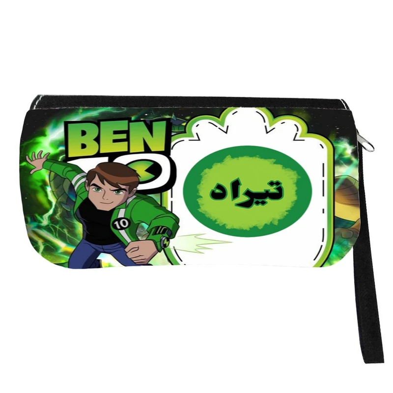 جامدادی پاد آفرین مدل اسم شخصی طرح بن تن Ben 10 اسم تیراد کد p1060