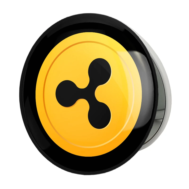 آینه جیبی خندالو طرح ارز دیجیتال ریپل مدل تاشو کد 10907 