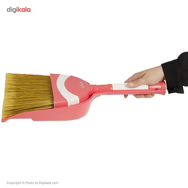 ست جارو و خاک انداز لیمون کد 674