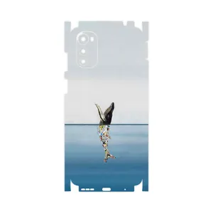 MAHOOT Collage of Sea Trash-FullSkin Cover Sticker for Motorola Moto E32s