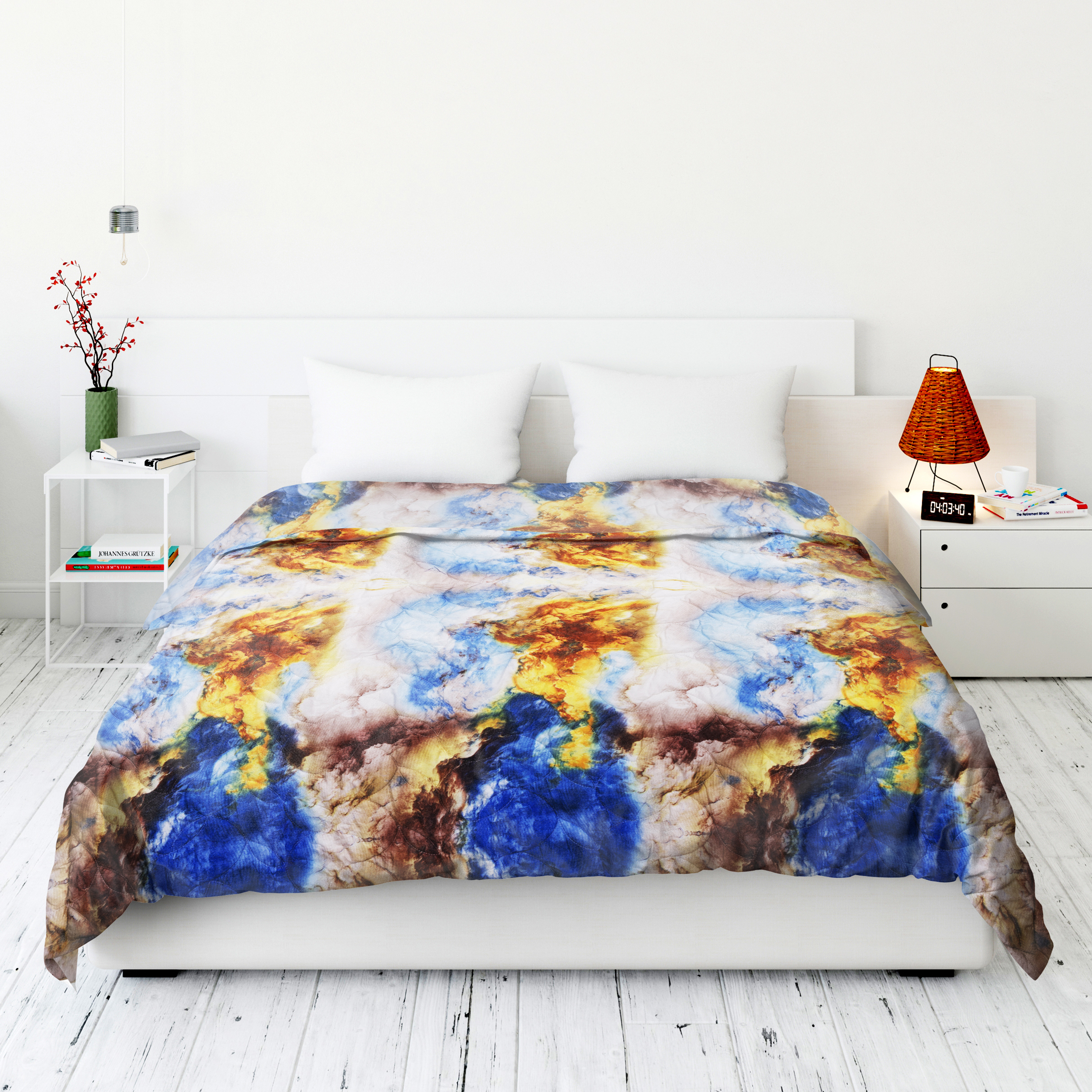 لحاف نرم بافت مدل 001 دو نفره سایز 200x220 سانتی متر