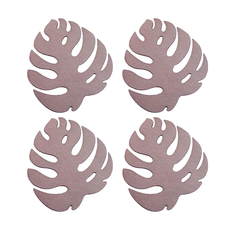 زیر لیوانی صدرا مدل برگ انجیری بسته 4 عددی