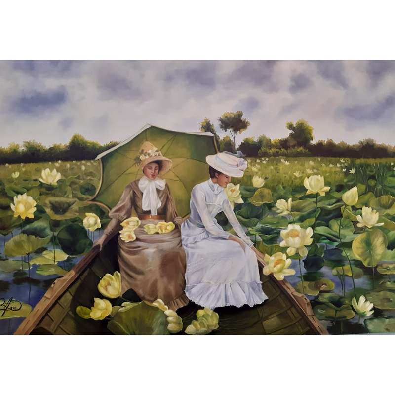تابلو نقاشی رنگ روغن کد 7550604