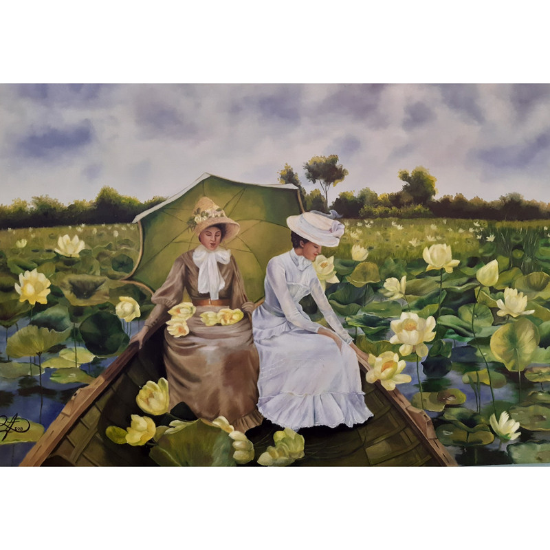 تابلو نقاشی رنگ روغن کد 7550604