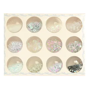 مجموعه تزیین ناخن مدل WQ مجموعه 12 عددی