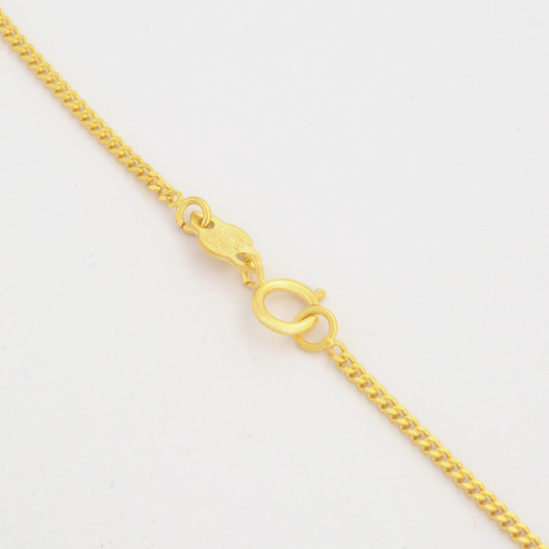 زنجیر طلا 18 عیار زنانه طلای مستجابی کد M40