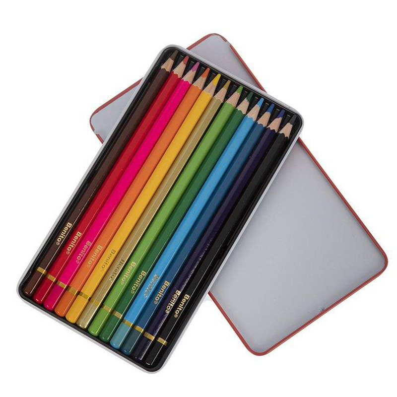 مداد رنگی 12 رنگ بنیتو مدل hummingbird