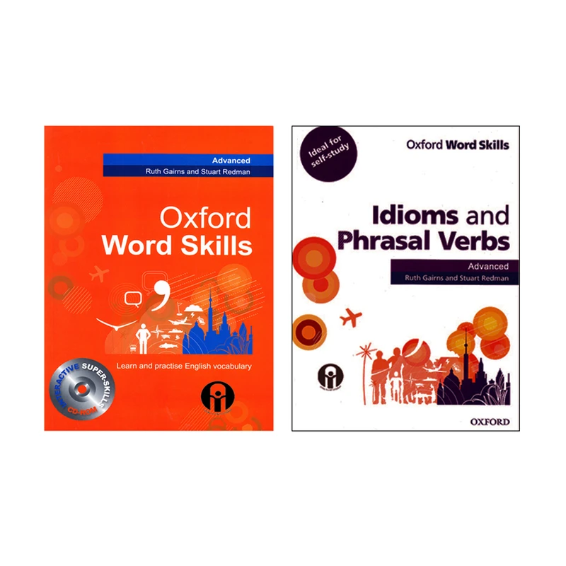 کتاب Oxford word skills Advanced اثر Ruth Gairns And Stuart Redman انتشارات الوندپویان دو جلدی
