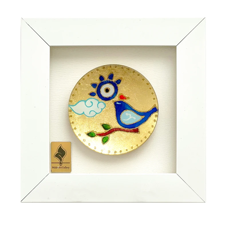 تابلو ویترای میدیس آرت مدل چشم نظر کد 3001