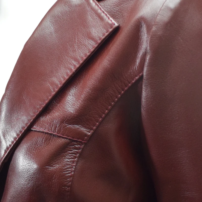 عکس شماره 3 : کت چرم زنانه چرمیران مدل fc1021