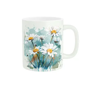 ماگ طرح گل کد 446