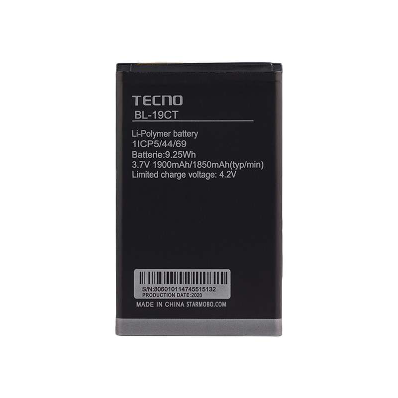 باتری موبایل مدل 19ct ظرفیت 1900 میلی آمپر ساعت مناسب برای گوشی موبایل تکنو t473/t472 باتری موبایل مدل 19ct ظرفیت 1900 میلی آمپر ساعت مناسب برای گوشی موبایل تکنو t473/t472