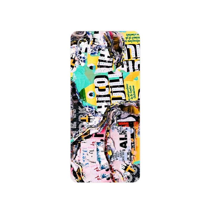 برچسب پوششی ماهوت مدل Collage of Teared Paper مناسب برای گوشی موبایل سامسونگ Galaxy A02