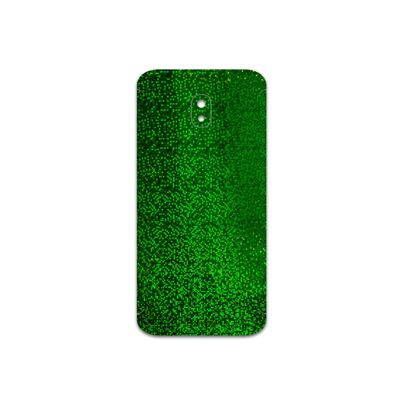 برچسب پوششی ماهوت مدل Green-Holographic مناسب برای گوشی موبایل سامسونگ Galaxy J3 2017