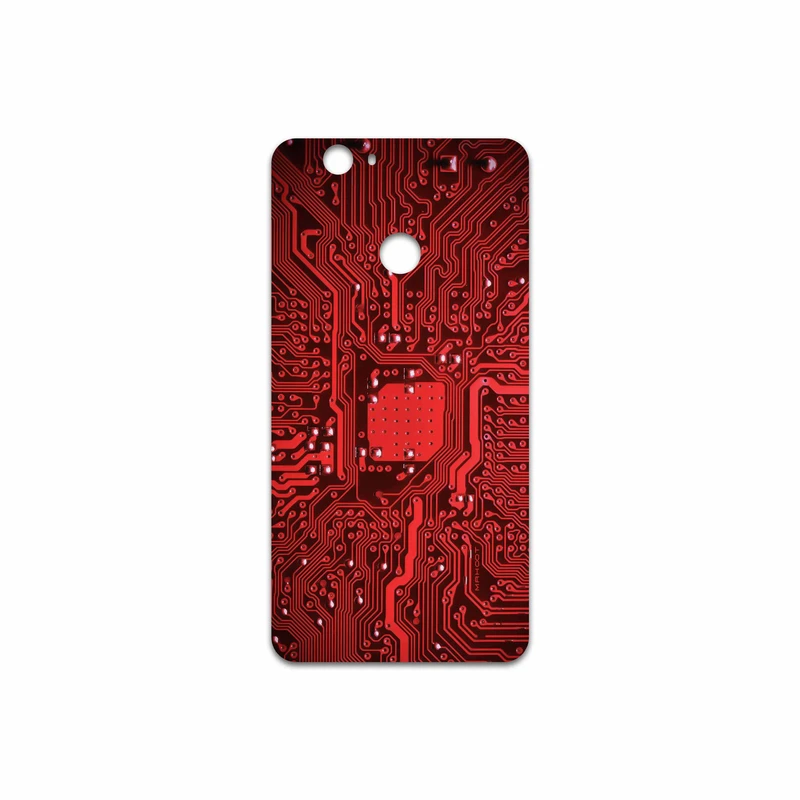 برچسب پوششی ماهوت مدل Red Printed Circuit Board مناسب برای گوشی موبایل هوآوی Nova