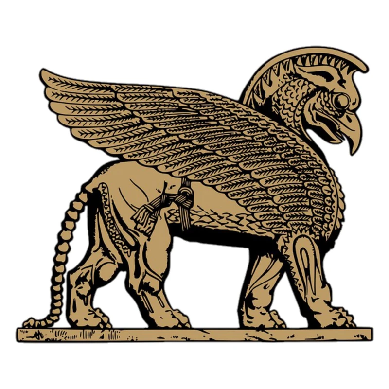 استیکر پارچه و لباس پاد آفرین مدل پرنده اساطیری کد 3741