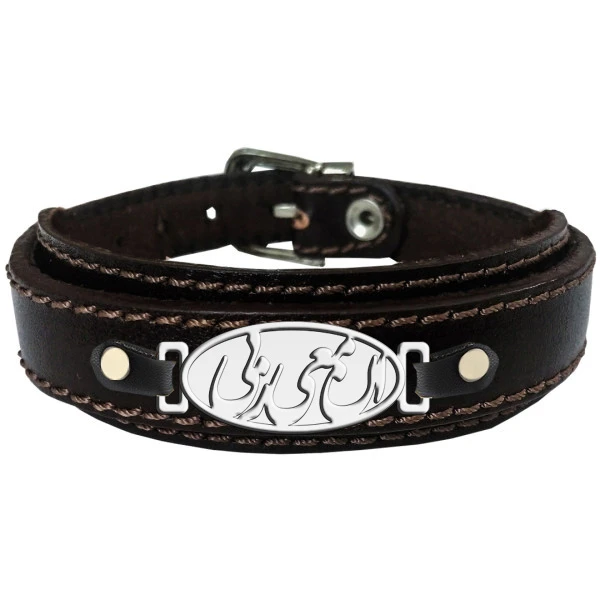 دستبند چرم مردانه مدل ان معی ربی