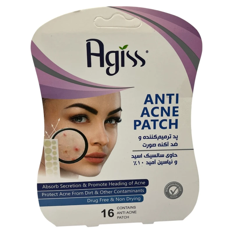 چسب ضد جوش آگیس مدل نیاسین اسید بسته 16 عددی