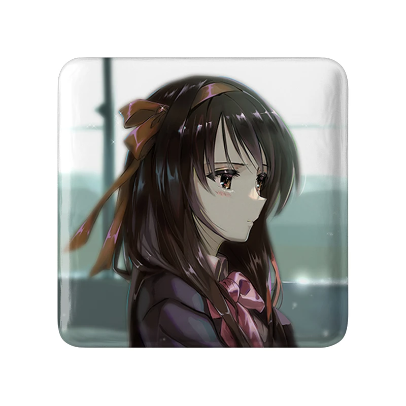 مگنت خندالو طرح هاروهی انیمه ناپدید شدن هارومی سوزومیا The Disappearance of Haruhi Suzumiya  مدل مربعی کد 23144