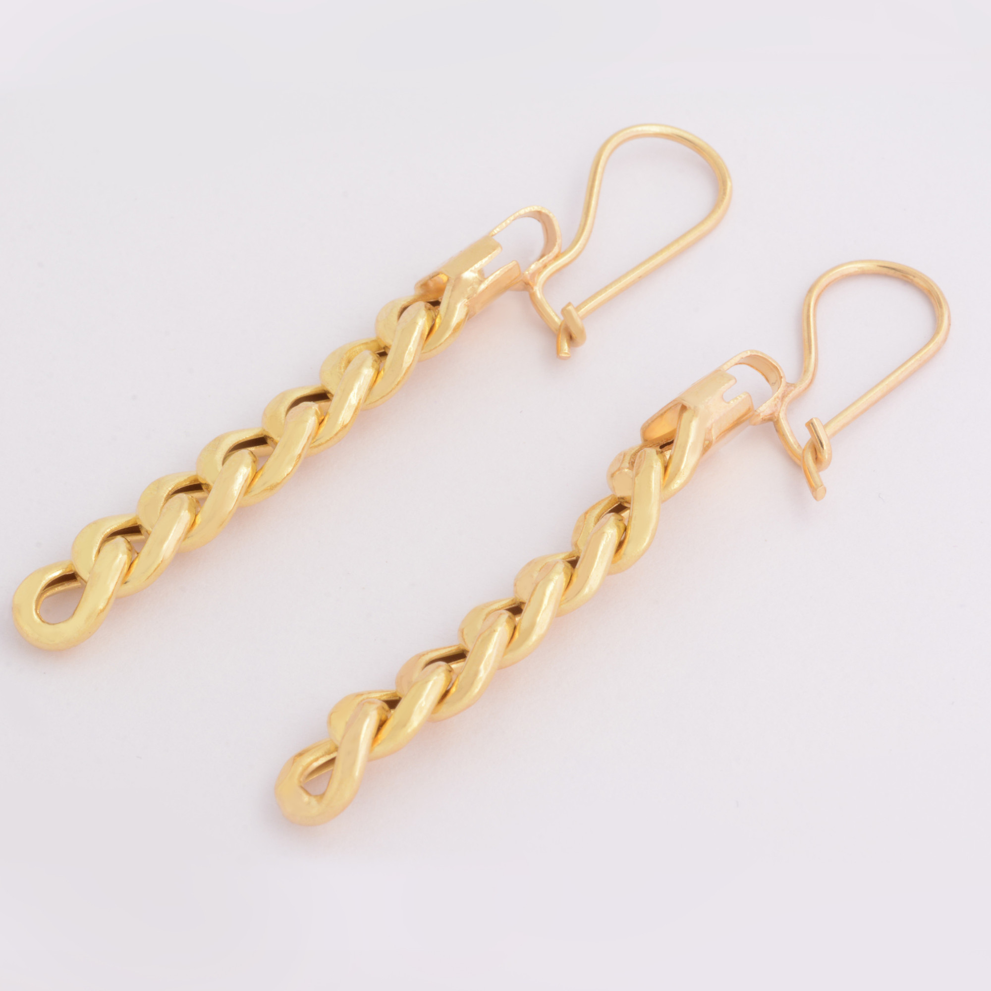 گوشواره طلا 18 عیار زنانه طلای مستجابی کد 1