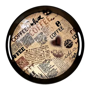 سینی مدل گرد Coffee