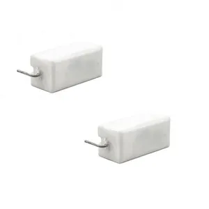 مقاومت آجری 68 اهم 5 وات مدل پایه کوتاه خم کد m01 بسته 2 عددی