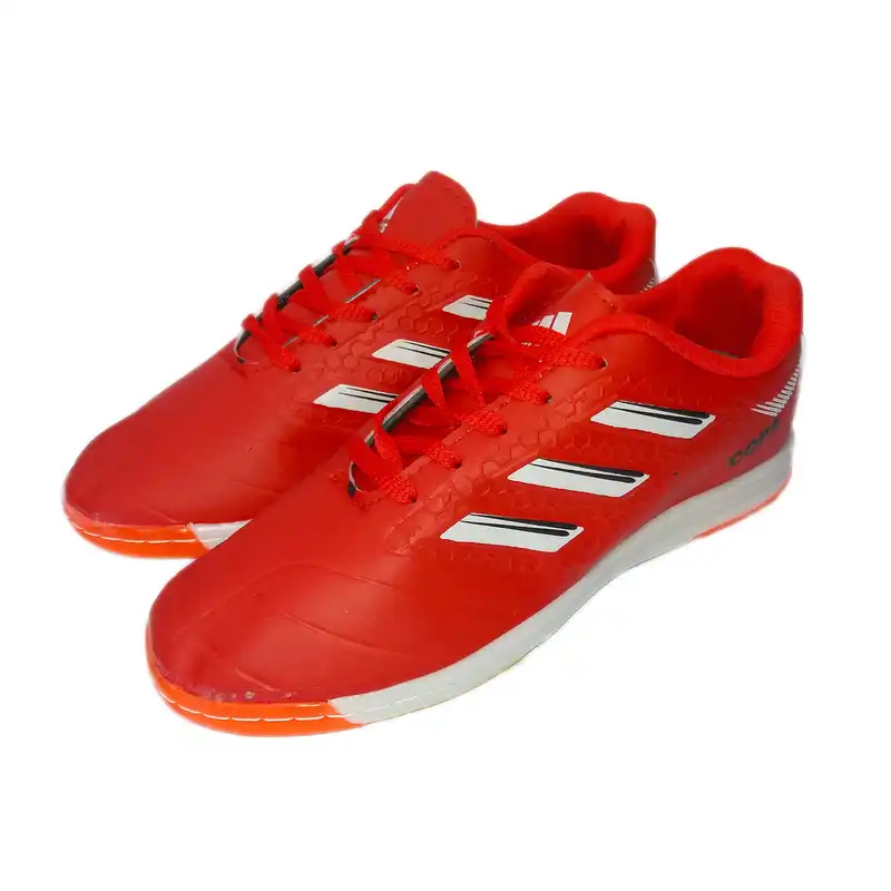 کفش فوتبال مردانه مدل چمن مصنوعی استوک ریز رنگ قرمز