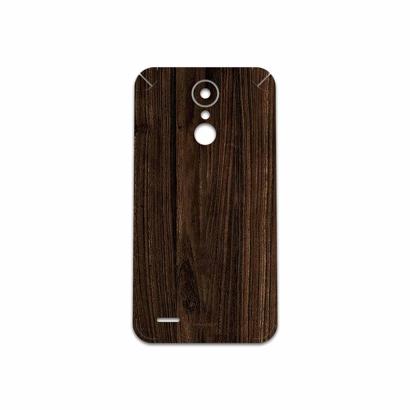 برچسب پوششی ماهوت مدل Dark Walnut Wood مناسب برای گوشی موبایل ال جی K10 2017