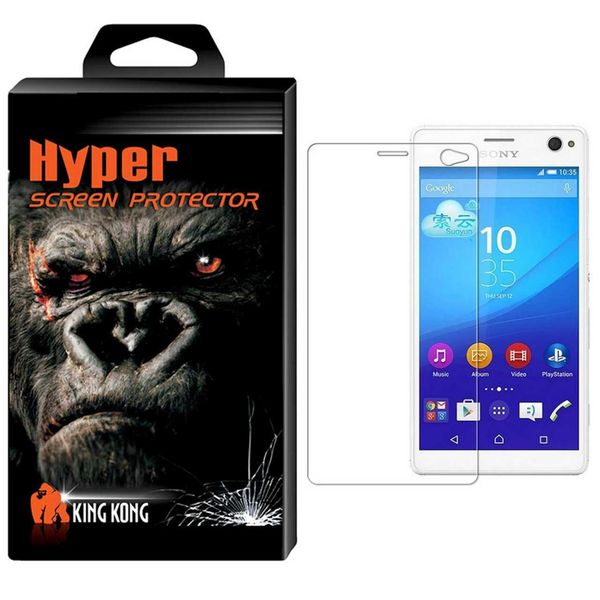 محافظ صفحه نمایش شیشه ای کینگ کونگ مدل Hyper Protector مناسب برای گوشی Sony Xperia C4 محافظ صفحه نمایش شیشه ای کینگ کونگ مدل Hyper Protector مناسب برای گوشی Sony Xperia C4