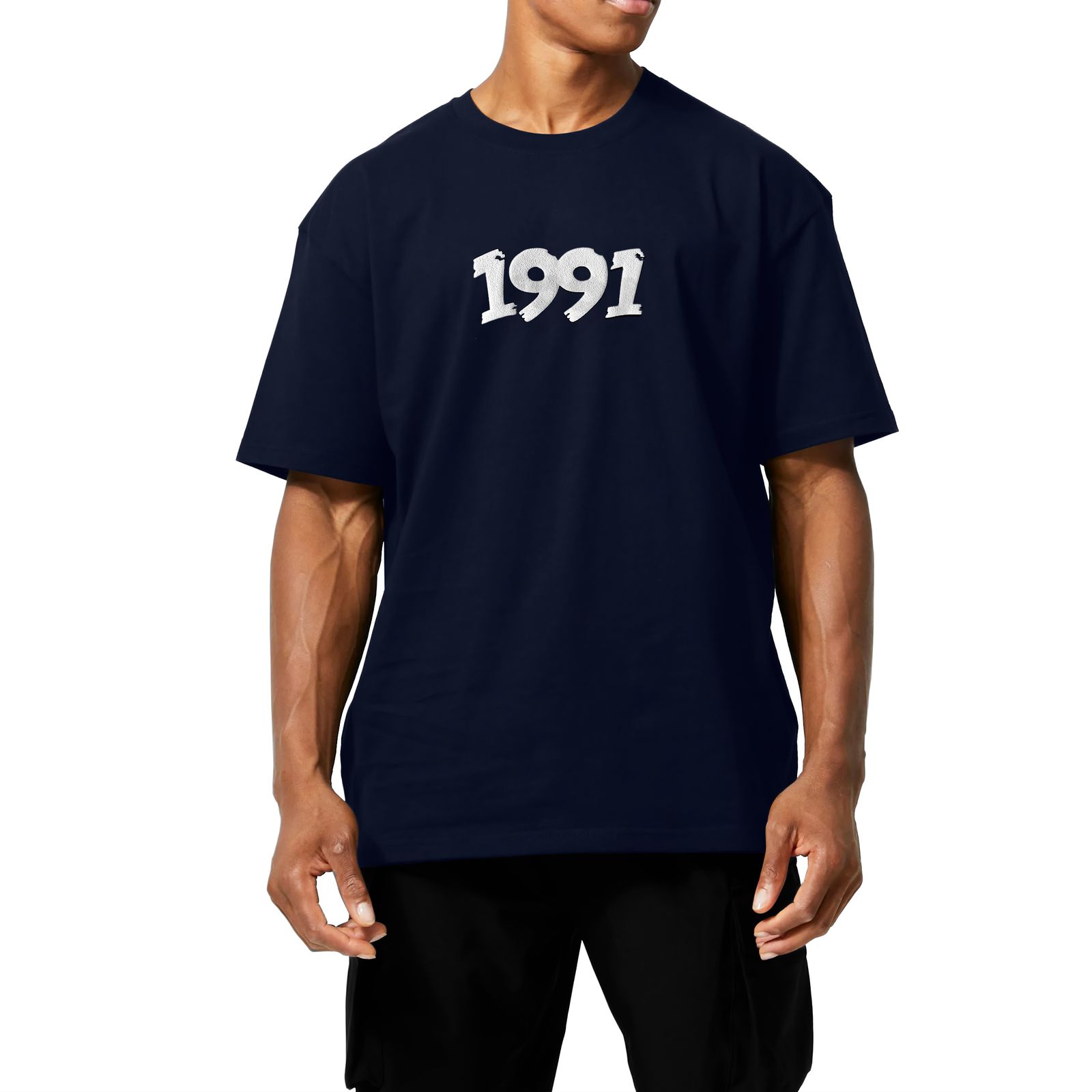 تی شرت اورسایز مردانه نوزده نودیک مدل TS1983 NB -  - 2