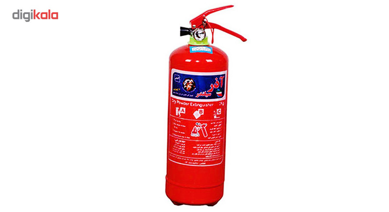 کپسول آتش نشانی پودری آذر 2 کیلوگرمی