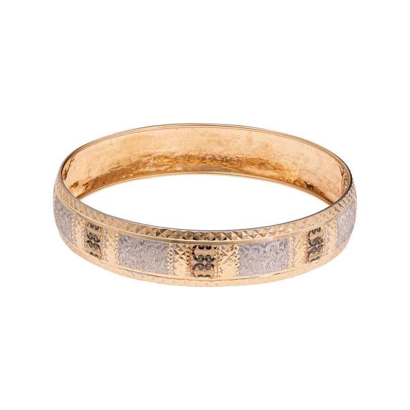 النگو طلا 18 عیار زنانه گالری یار طلا کد AL36-W-2 النگو طلا 18 عیار زنانه گالری یار طلا کد AL36-W-2