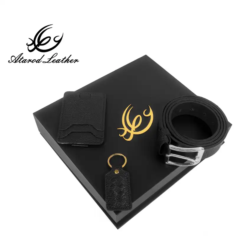 ست هدیه چرم عطارد مدل چرم طبیعی کد A75