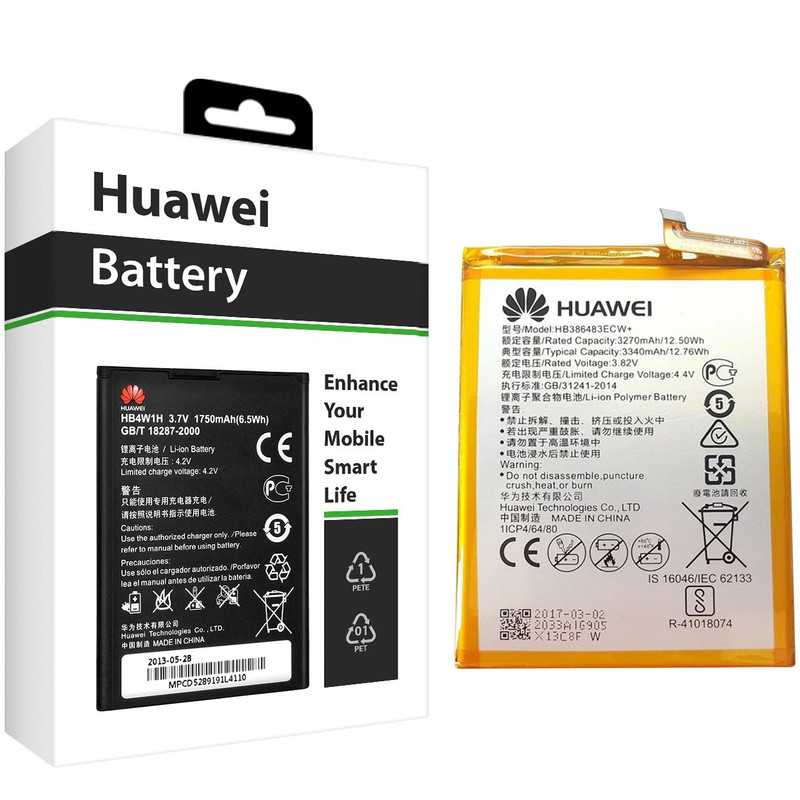 باتری موبایل هوآوی مدل HB356687ECW با ظرفیت 3340mAh مناسب برای گوشی موبایل هوآوی Nova Plus