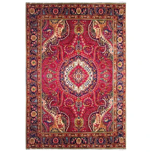 فرش دستبافت قدیمی 6 متری کد TC018