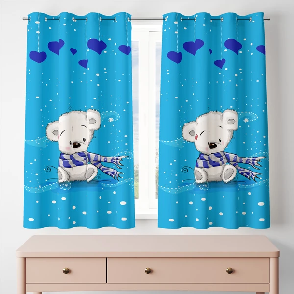 پرده مدل مخمل پانچی کد 8118 سایز 200x140 سانتی متر