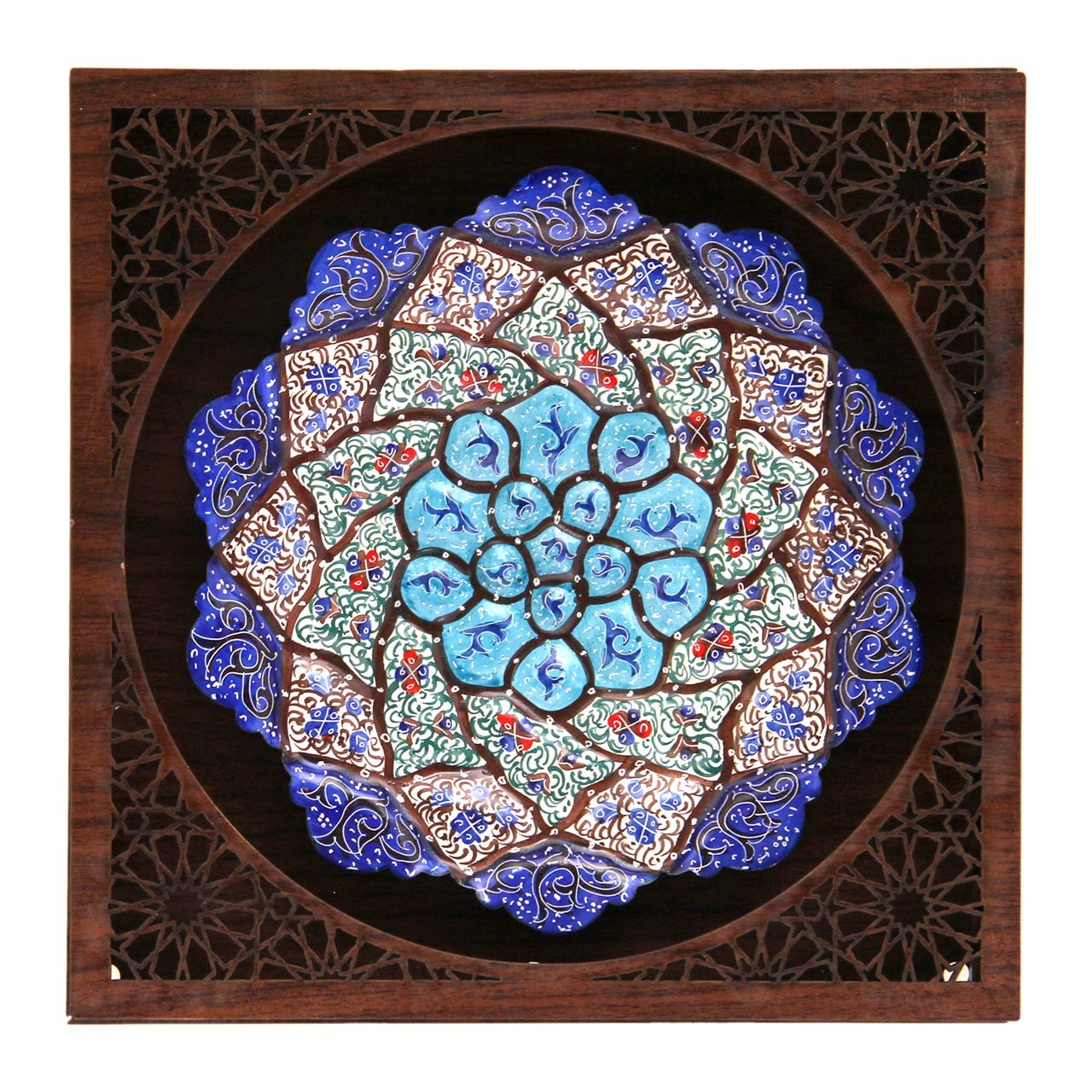 بشقاب میناکاری چیتساز کد dmt2