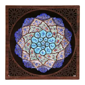 بشقاب میناکاری چیتساز کد dmt2