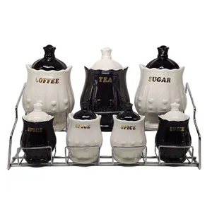 ست جای ادویه 7 پارچه مدل day and night